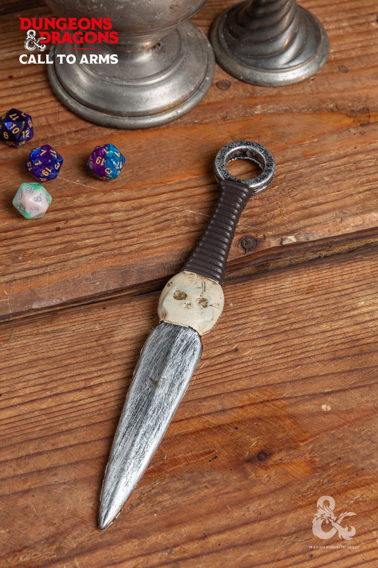 Dungeons & Dragons Foam Rogue Throwing Dagger - Safe LARP Weapon for Cosplay, D&D Games & Fantasy Role-Playing