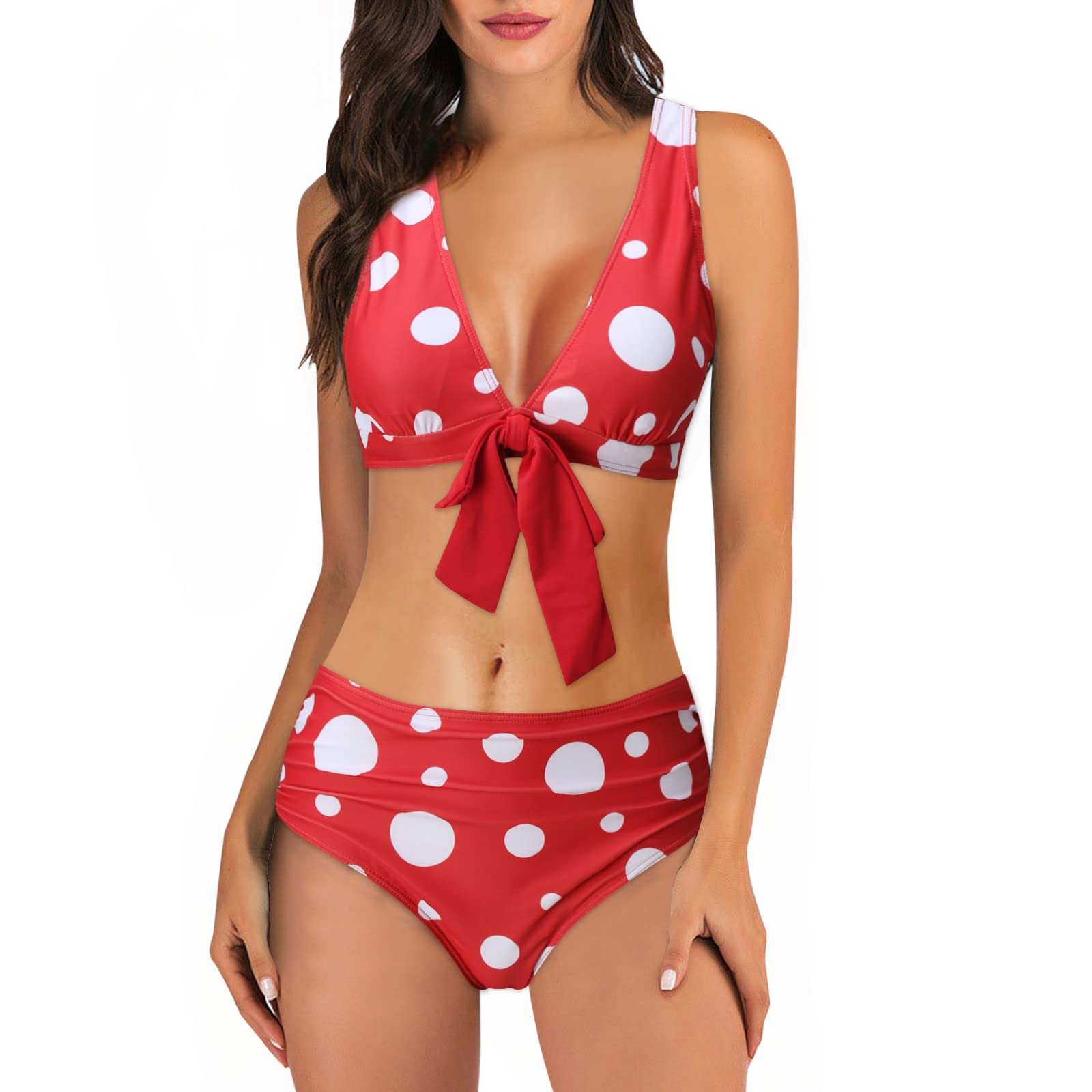 Push Up Bikini Set for Women - Sexy 2 Piece Swimsuit with Adjustable Straps & High Waist Bottoms | Perfect for Beach Vacations, Pool Parties & Summer Getaways