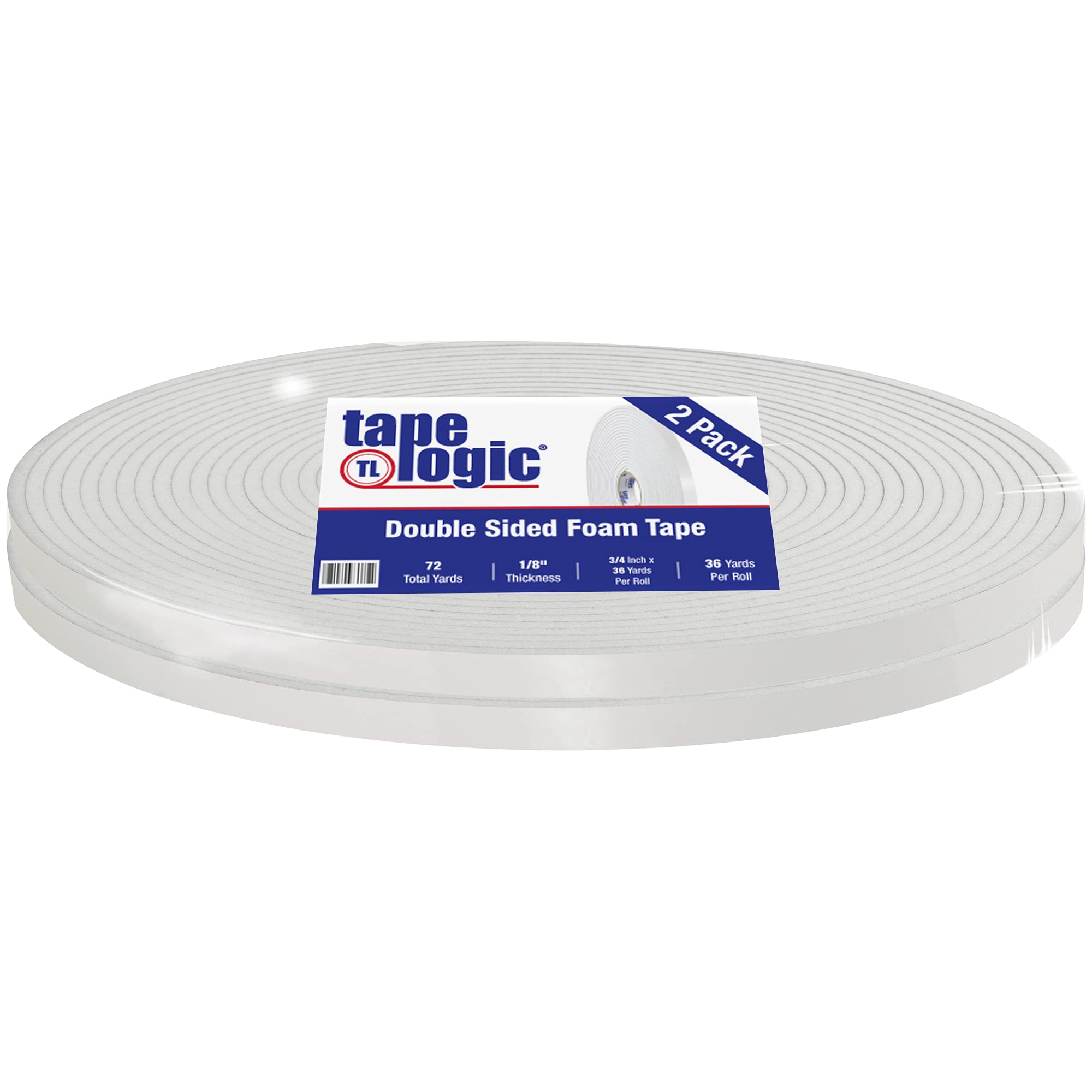 Aviditi Heavy-Duty Double Sided Foam Mounting Tape - 3/4