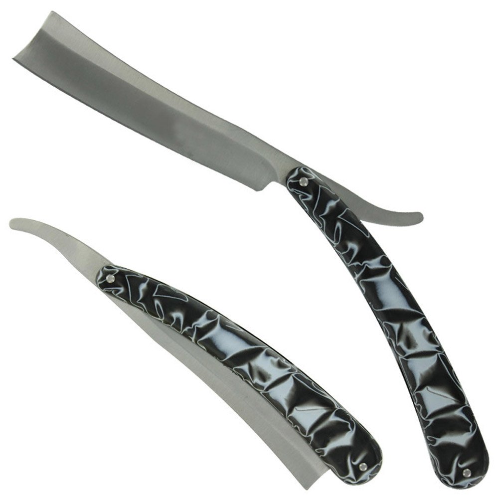 Premium Black Straight Razor for Men - The Ladies Man Shaving Razor - Perfect for Grooming, Barbershop Use & Classic Wet Shaving at Home