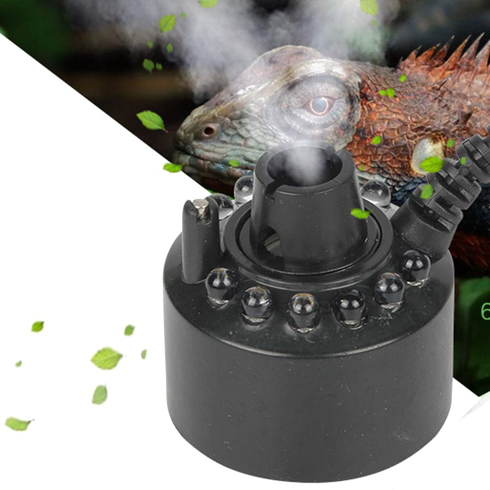Mini Mist Maker Fogger for Aquarium, Water Fountain & Reptile Tank - LED Colorful Lighting Humidifier & Atomizer for Home, Office, Pond | Creates Relaxing Ambiance & Improves Air Quality