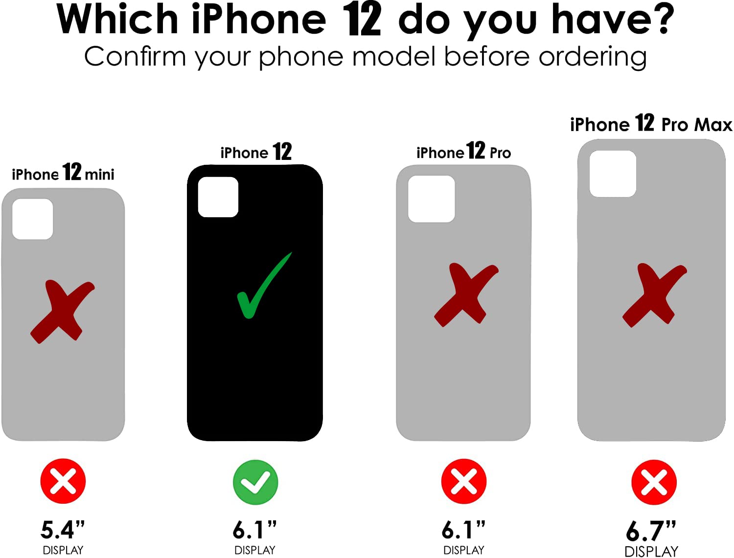 Shockproof iPhone 12 Case - Durable Protective Phone Cover for Men & Women | Slim Fit Anti-Scratch Design | Perfect for Outdoor Activities, Travel & Daily Use