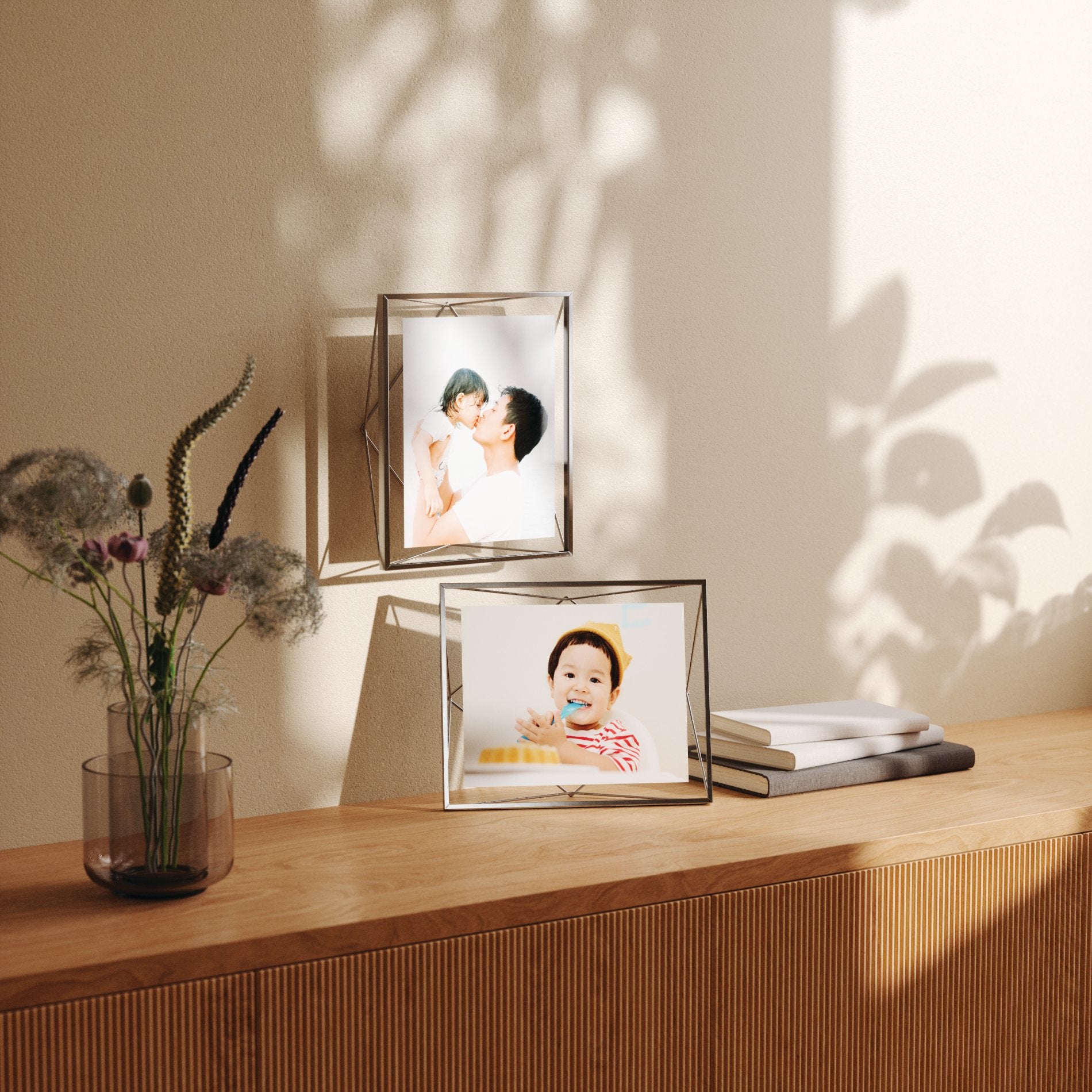 Prisma Picture Frame - Elegant Modern Photo Display for Wall & Tabletop - Perfect for Home Decor, Office, and Gift Giving