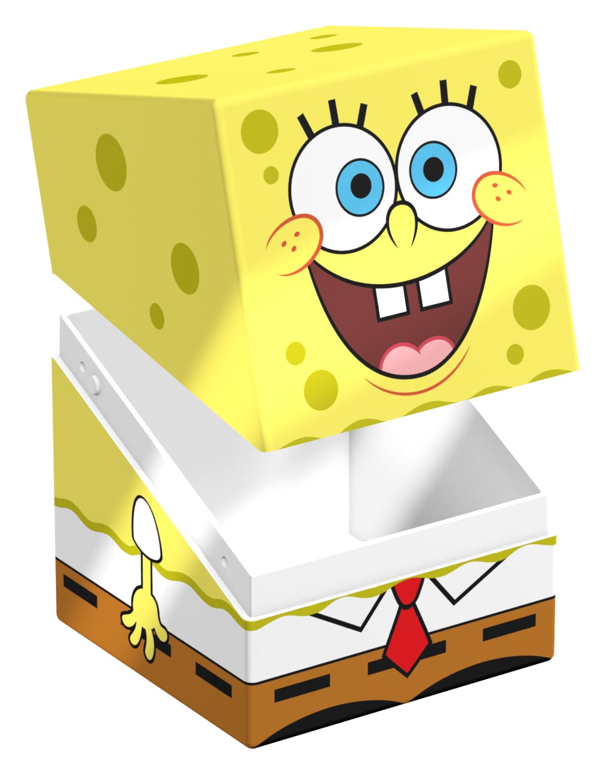 Ultimate Guard Squaroes - Boulder 100+ Card Storage Box - Spongebob Squarepants Themed (SB001) - Perfect for Collectible Card Game Organization & Display