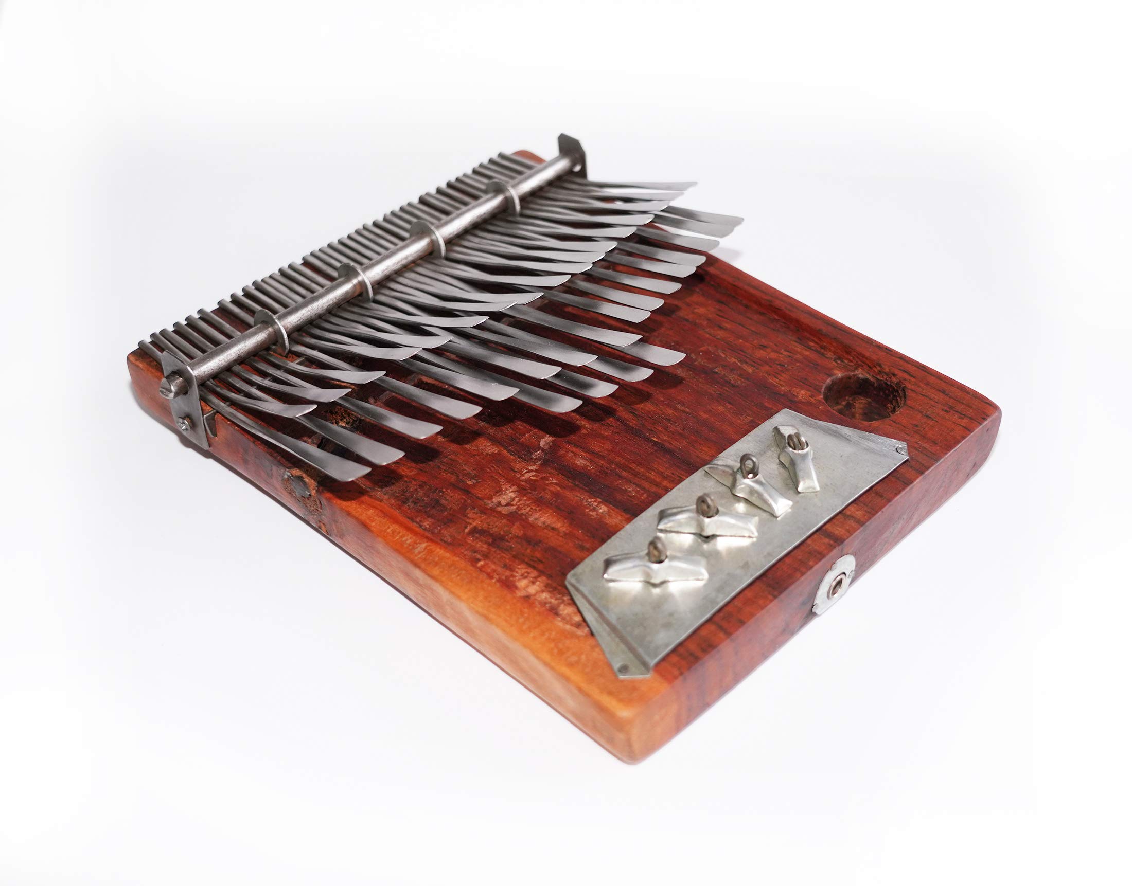 37-Key Shona Njari Electric Mbira Finger Piano - Handmade Kalimba from Zimbabwe | Authentic African Musical Instrument for Meditation, Music Therapy & Cultural Performances