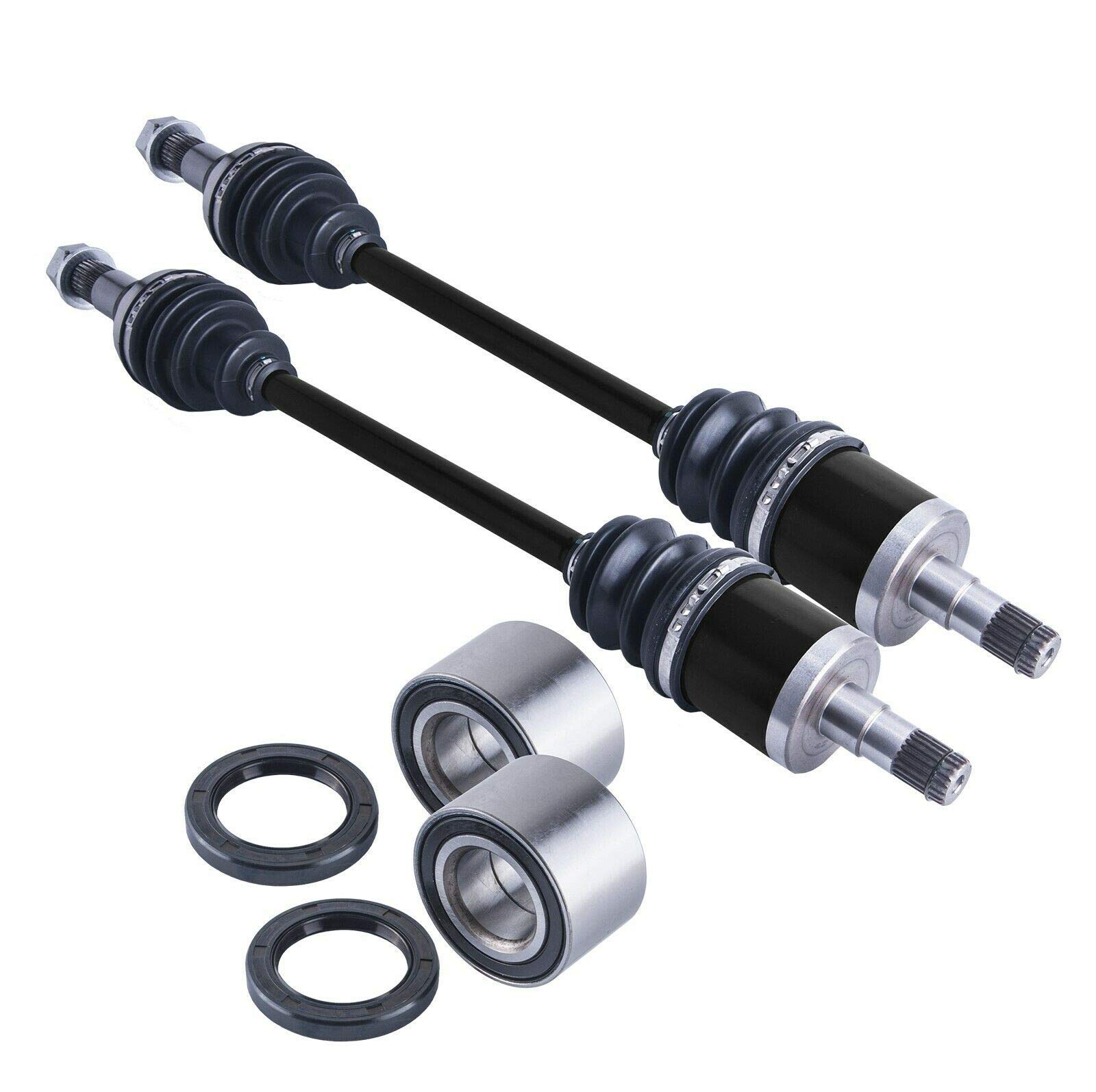 East Lake Axle Front CV Axles, Wheel Bearings & Seals Set for Can-Am Commander 800/1000 (2011-2021) - Off-Road Replacement Parts for Smooth Driving on Trails & Mud Terrain