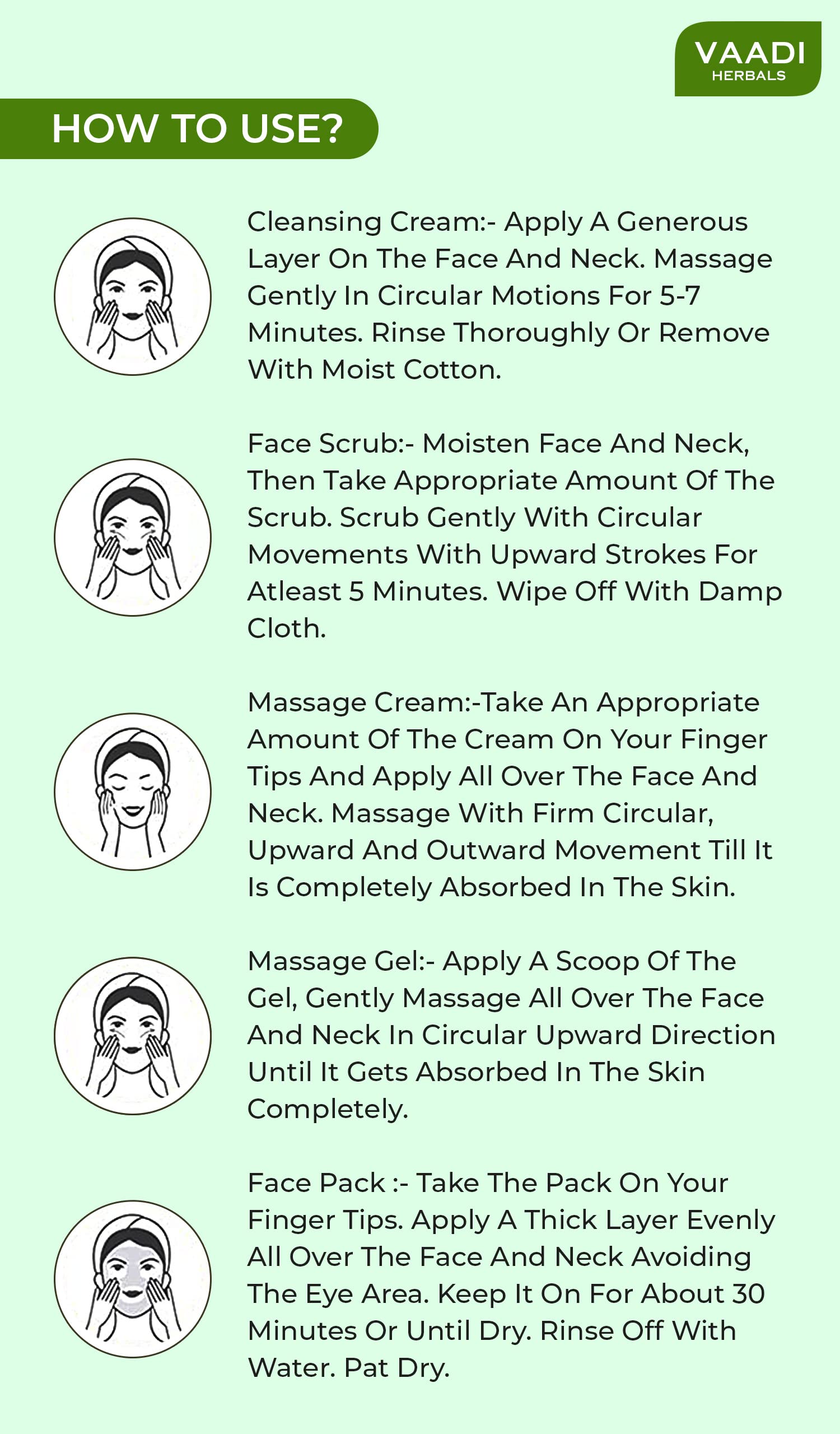 Vaadi Herbals Anti Acne Aloe Vera Facial Kit with Green Tea Extract - 70g Organic Skincare for Oily & Acne-Prone Skin - Perfect for Daily Cleansing & Blemish Control