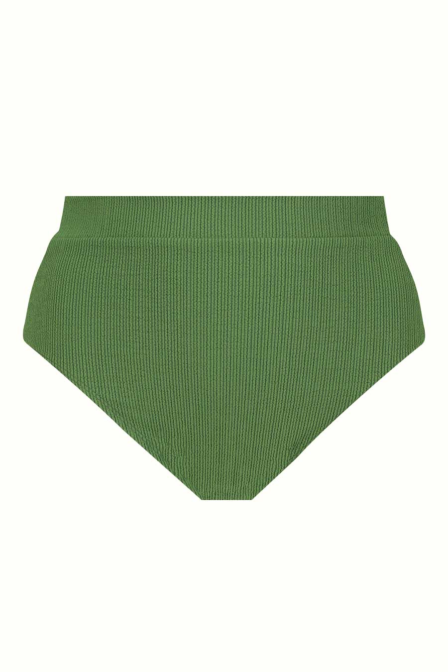 Byron High Waisted Bikini Bottom - Khaki Texture Swimwear for Women | Beach, Pool & Summer Vacation Essentials