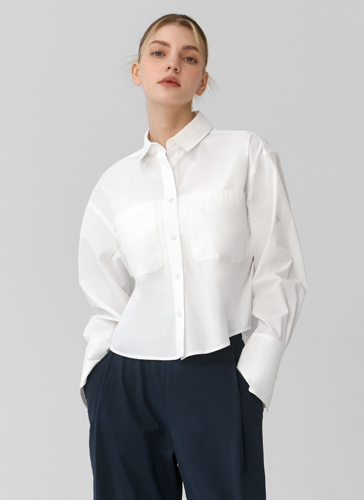 All Around Stretch Crop Shirt - Comfortable & Stylish Women's Tops for Yoga, Workout & Casual Wear