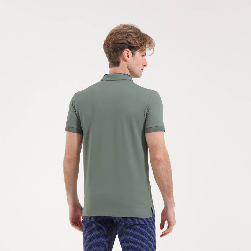 ANATOMY Stretch Pique Slim Fit Polo Shirt for Men - Breathable Comfort & Modern Style | Perfect for Business Casual, Golf & Everyday Wear | Final Sale