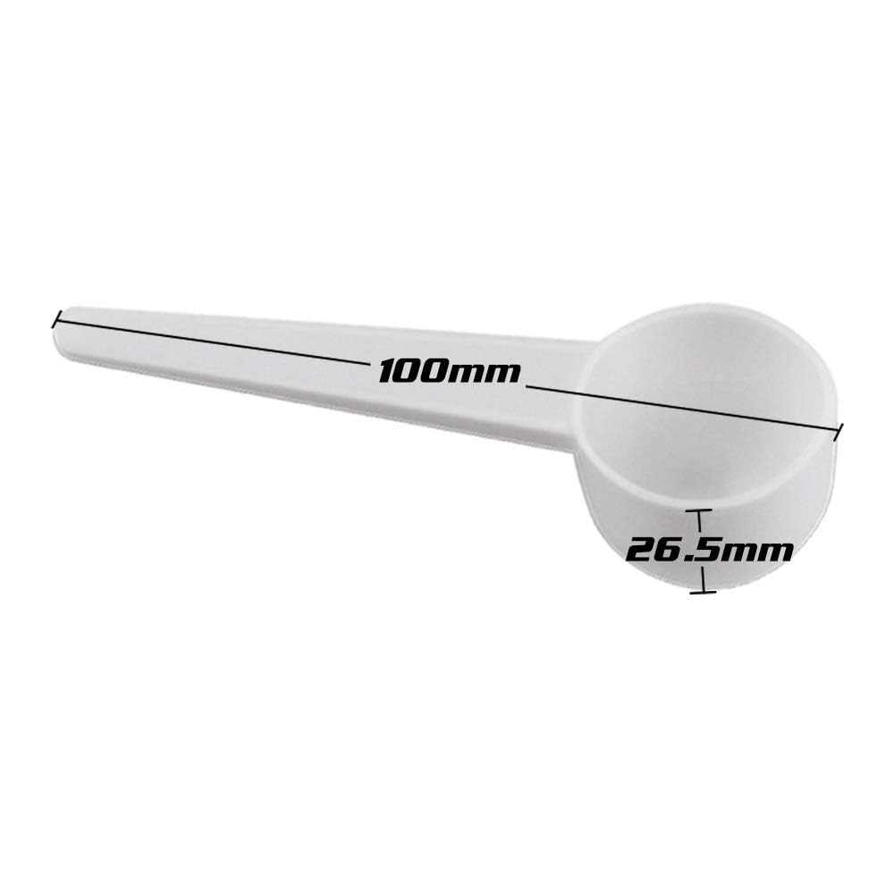 40PCS 15ml/15cc Food Grade Plastic Measuring Spoons Set - Long Handle Tablespoon & Coffee Scoops for Precise Measuring of Coffee, Grains, Protein Powder, Spices - Perfect for Baking, Cooking & Meal Prep