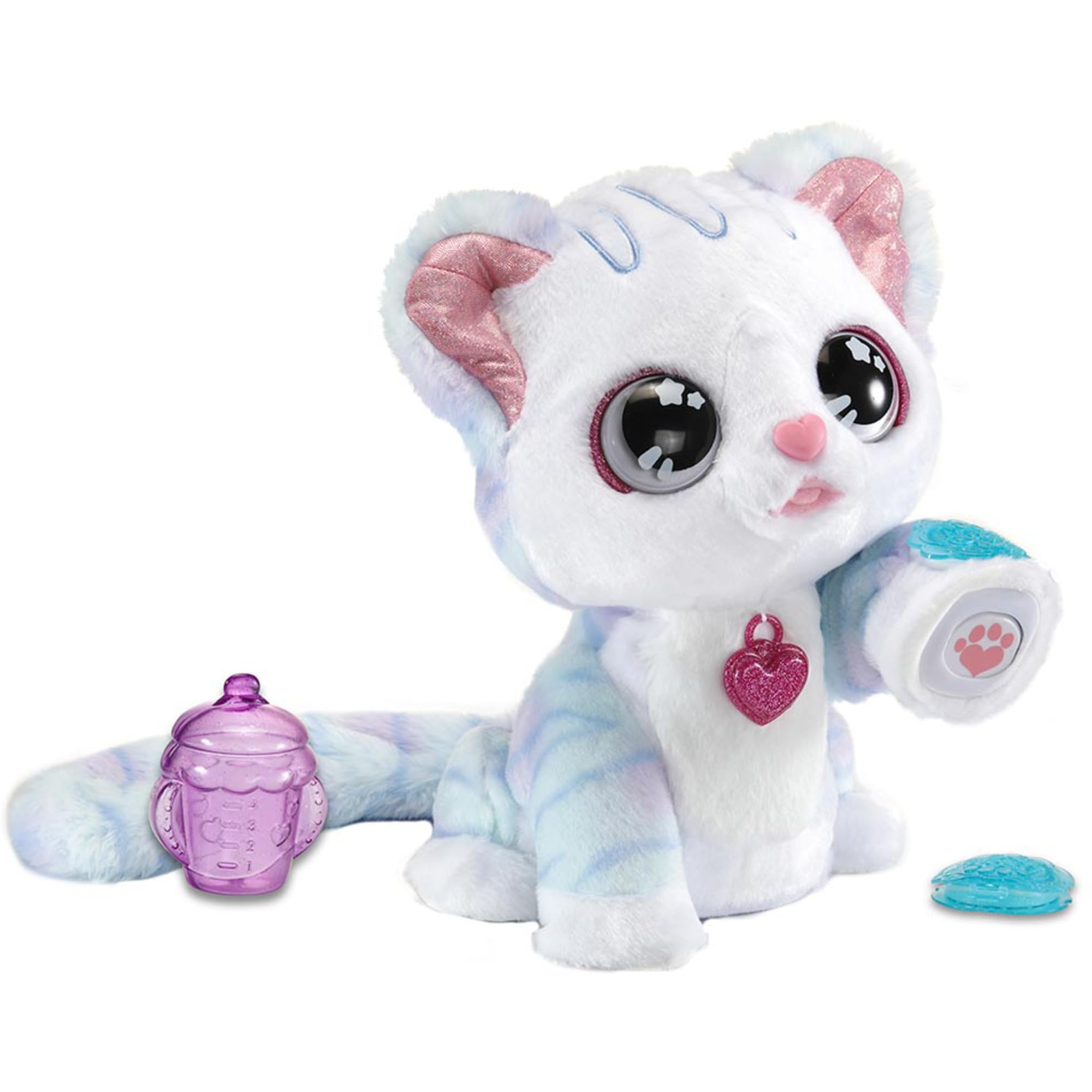 VTech Glamour The Glitter Cat - Interactive Magic Pet Toy with Light, Sound Effects & Music for Kids Ages 4-10 | Moving, Dancing & Sparkly Paw Print Tattoos | Perfect Gift for Birthday, Christmas & Pretend Play