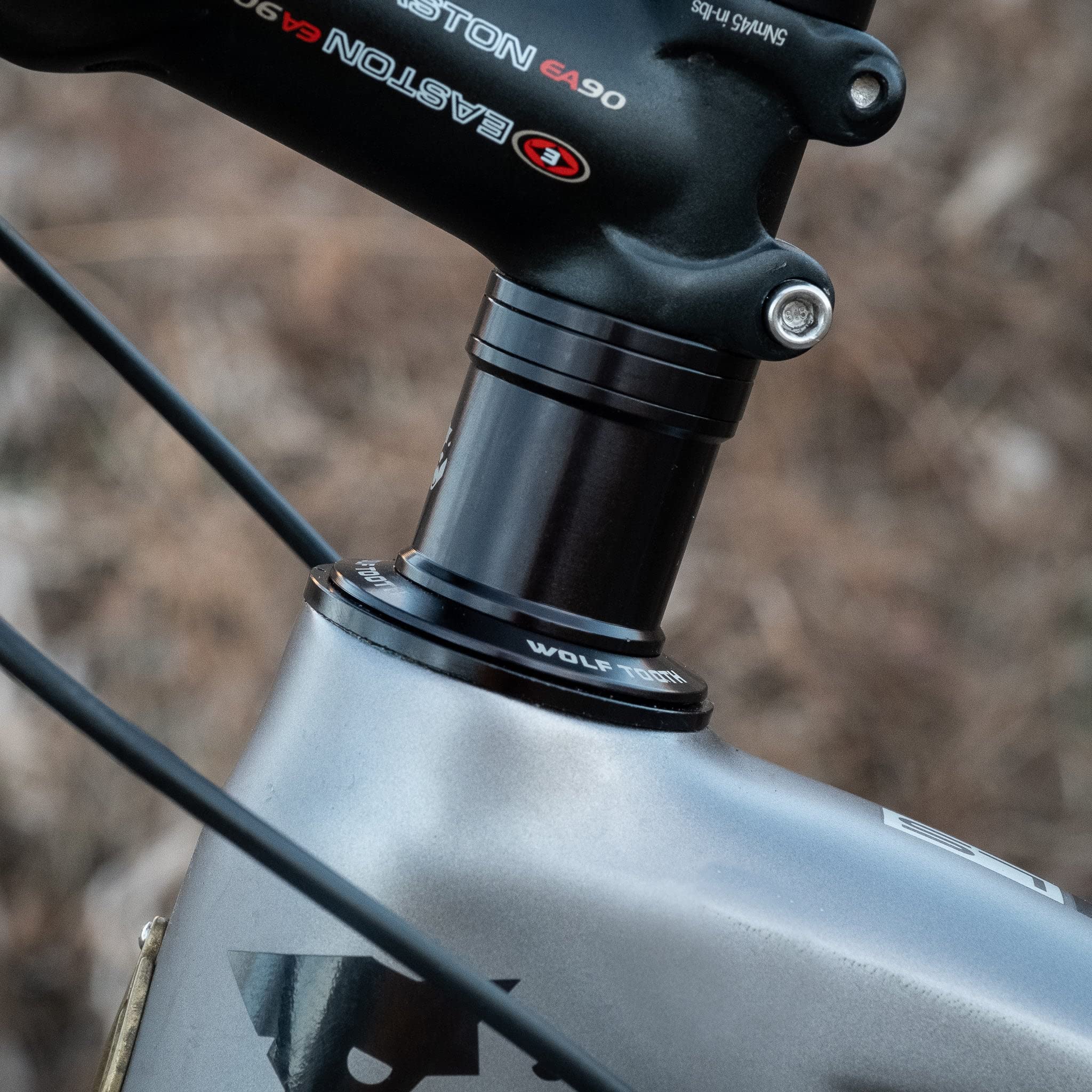 Wolf Tooth GeoShift Headset - EC44 Long | Premium Bicycle Headset for Smooth Steering | Perfect for Mountain Biking, Road Cycling & Commuting