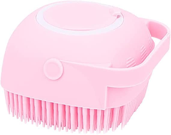 Premium Silicone Body Brush for Deep Cleaning & Exfoliation - Skin Massage & Dead Skin Removal - Bath Brush with Soap Dispenser for Men & Women (Random Color) - Ideal for Shower, Spa & Home Relaxation