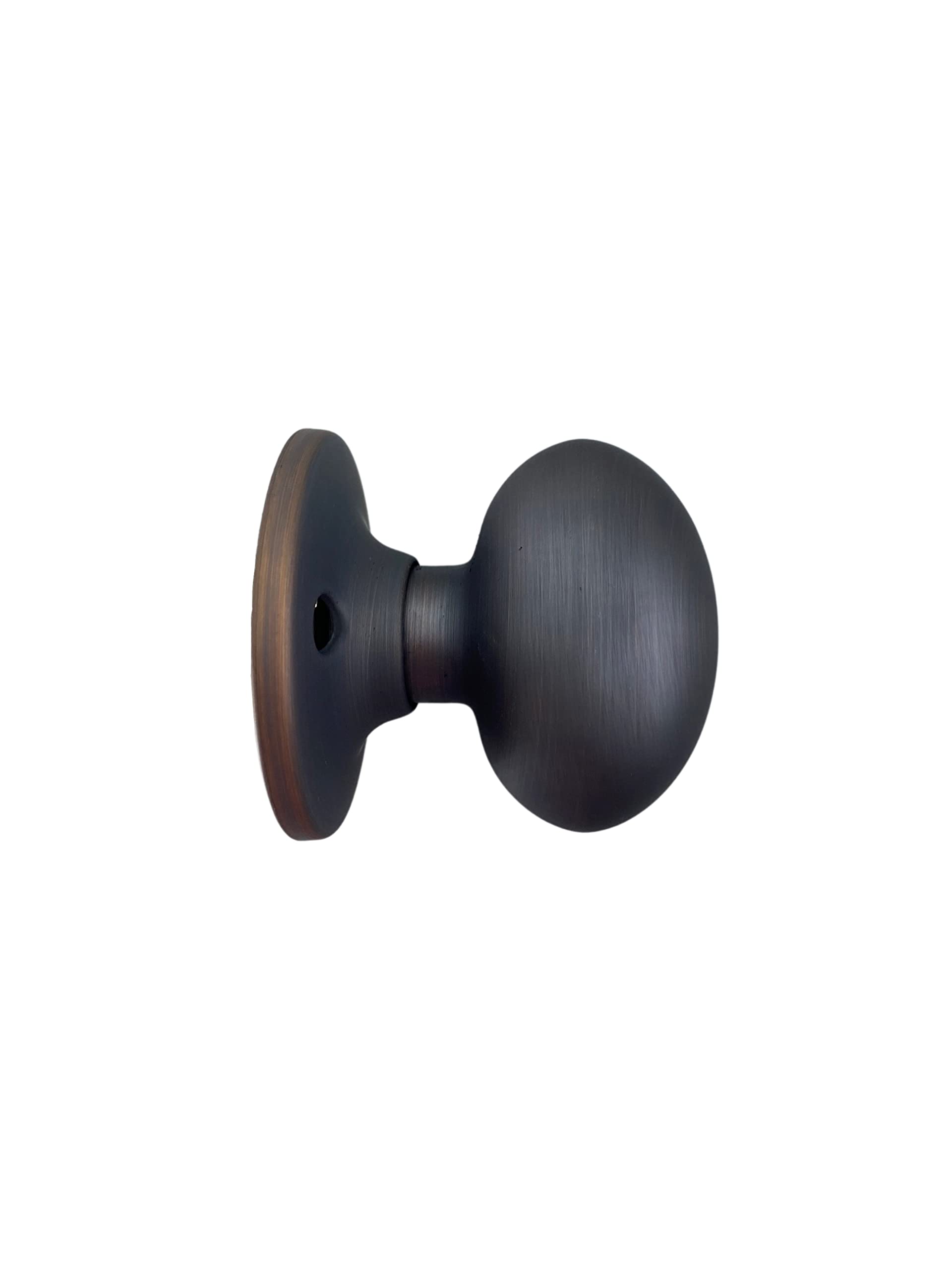 Better Home Products 51910b-XCP2 Miraloma Egg Style Door Knob Handleset in Oil Rubbed Bronze - 2 Pack for Interior Doors, Bedrooms & Bathrooms