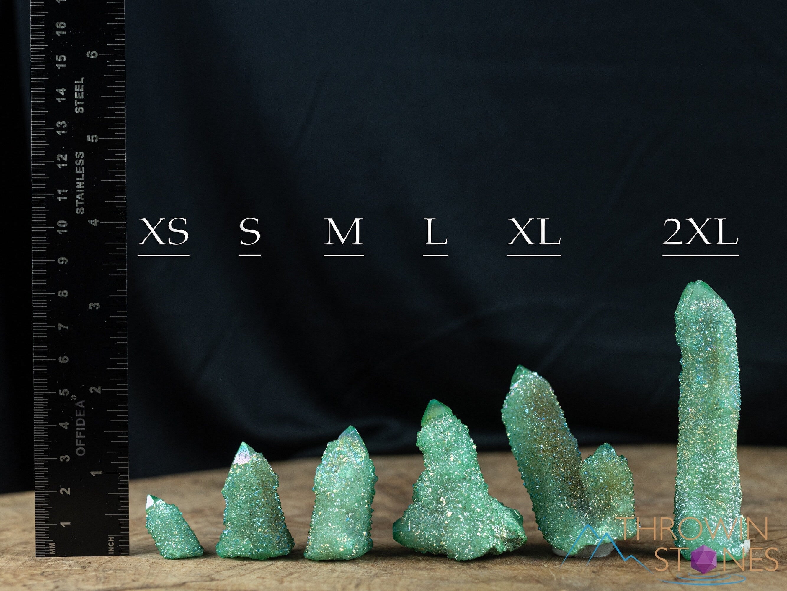 Natural Green Apple Aura Quartz Crystal Point - Rainbow Healing Stone for Meditation, Chakra Balancing & Spiritual Growth - Perfect for Home Decor, Yoga Spaces & Energy Healing