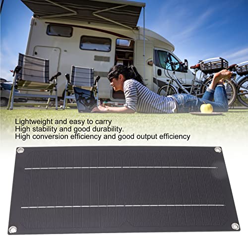 Portable Solar Panel Kit with Controller - 100W Solar Charger for Boats, Cars, RVs, Camping & Marine Use | Off-Grid Power Station for Outdoor Adventures & Emergency Backup