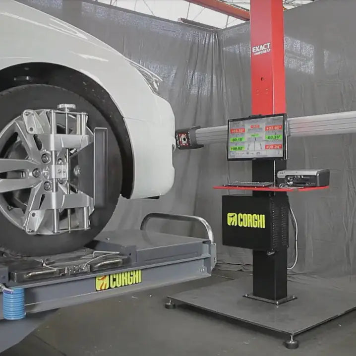 Corghi Exact Linear Camera Wheel Alignment System 0 34102601/00 | Professional Auto Repair Shop Equipment for Precise Wheel Alignment