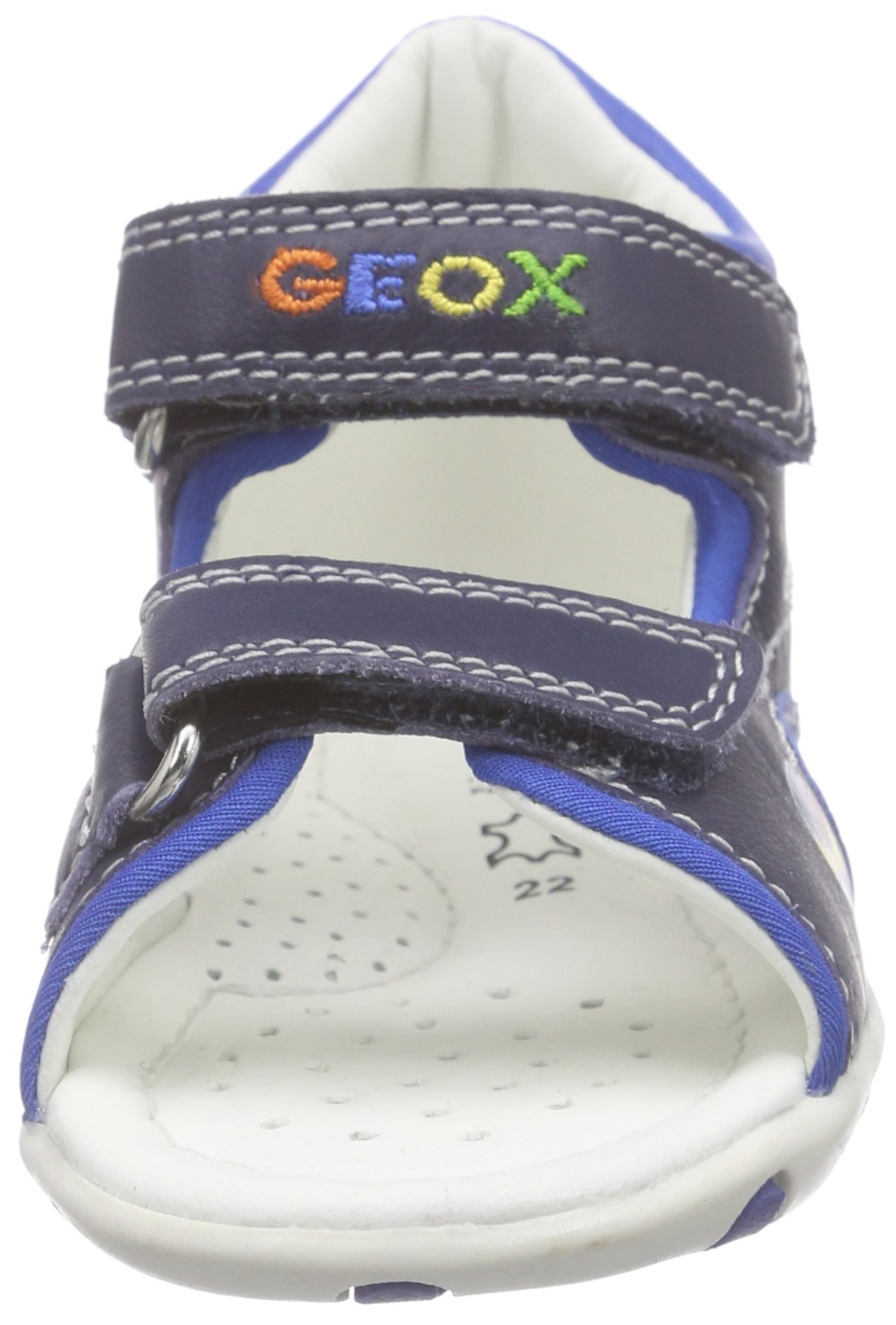 Geox Boys' B Tutim Velcro Sneakers - Lightweight & Comfortable Kids Shoes for School, Play & Everyday Wear