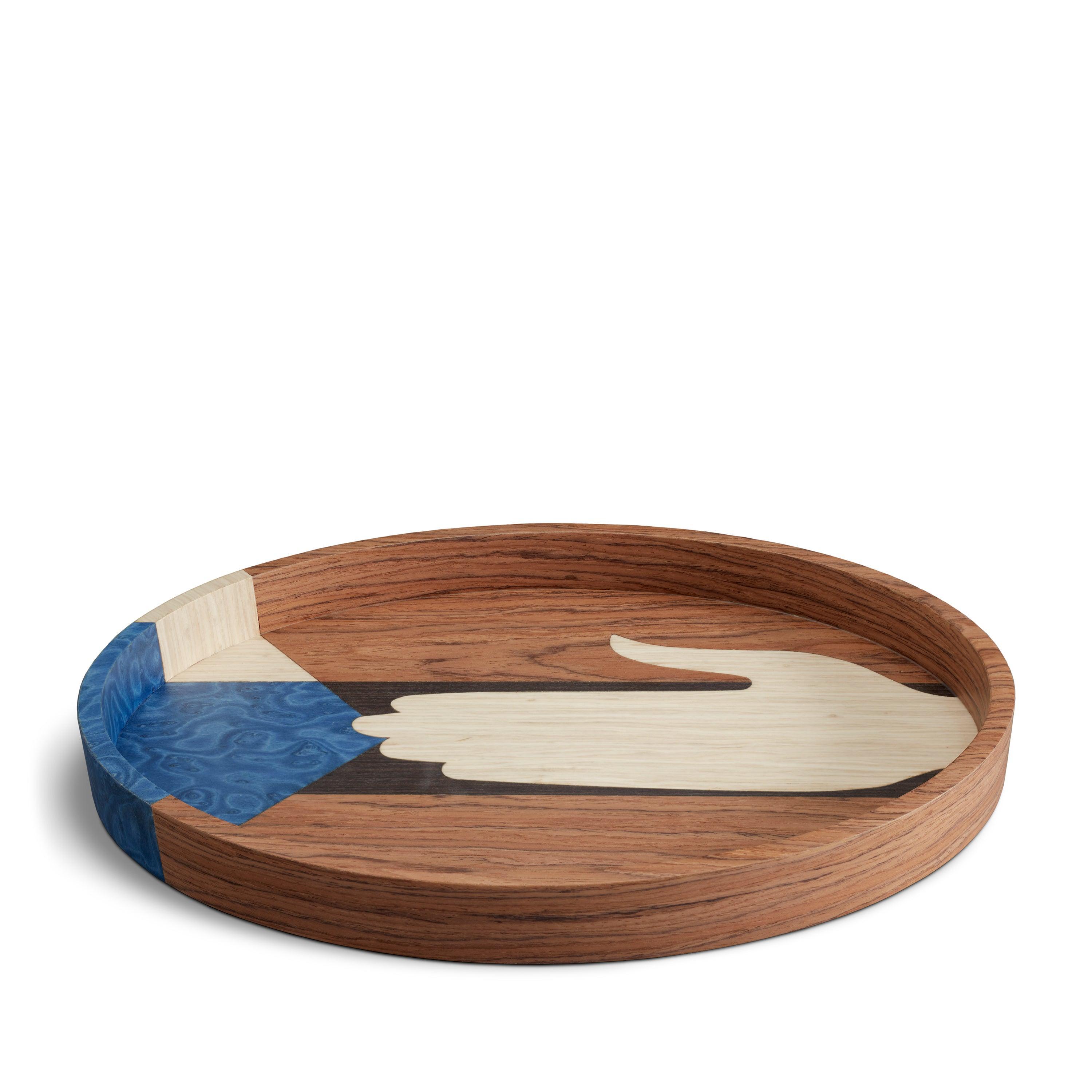 Edgar Oval Tray - Elegant Decorative Serving Tray for Home Decor, Dining, and Entertaining | Perfect for Coffee Table Centerpiece, Jewelry Display, and Gift Giving