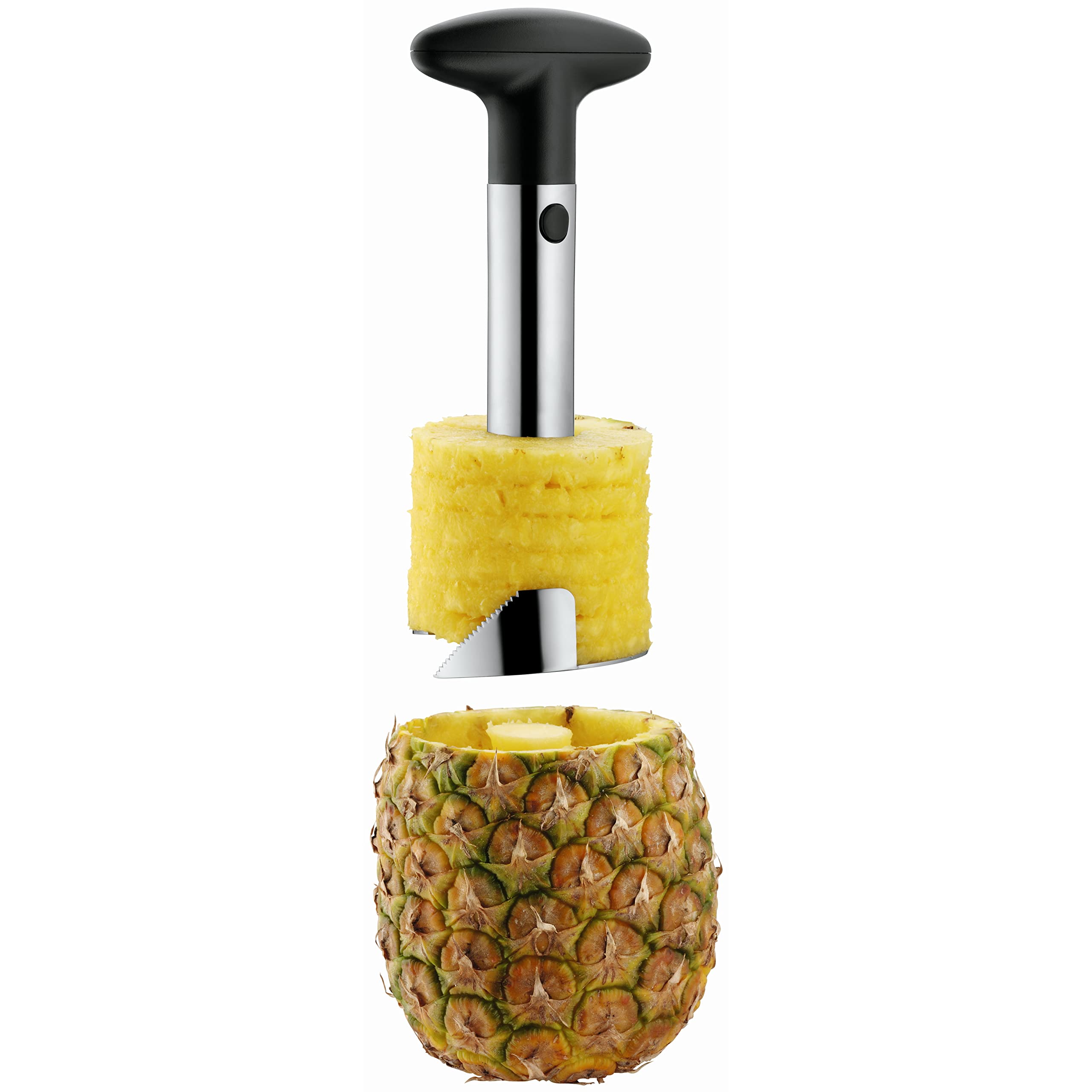 Premium WMF Stainless Steel Pineapple Corer & Slicer - Easy Fruit Cutting Tool for Fresh Pineapple Rings - Perfect for Smoothies, Fruit Salads, and Tropical Party Decorations