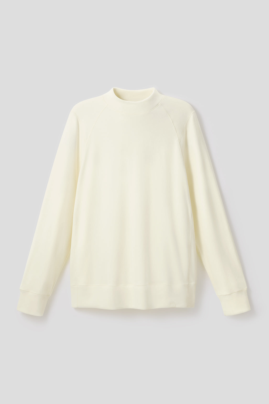 Cozy Fleece Women's Relaxed Mid Warmth Mock Neck Top - Soft Winter Layering Shirt for Casual Wear & Outdoor Activities