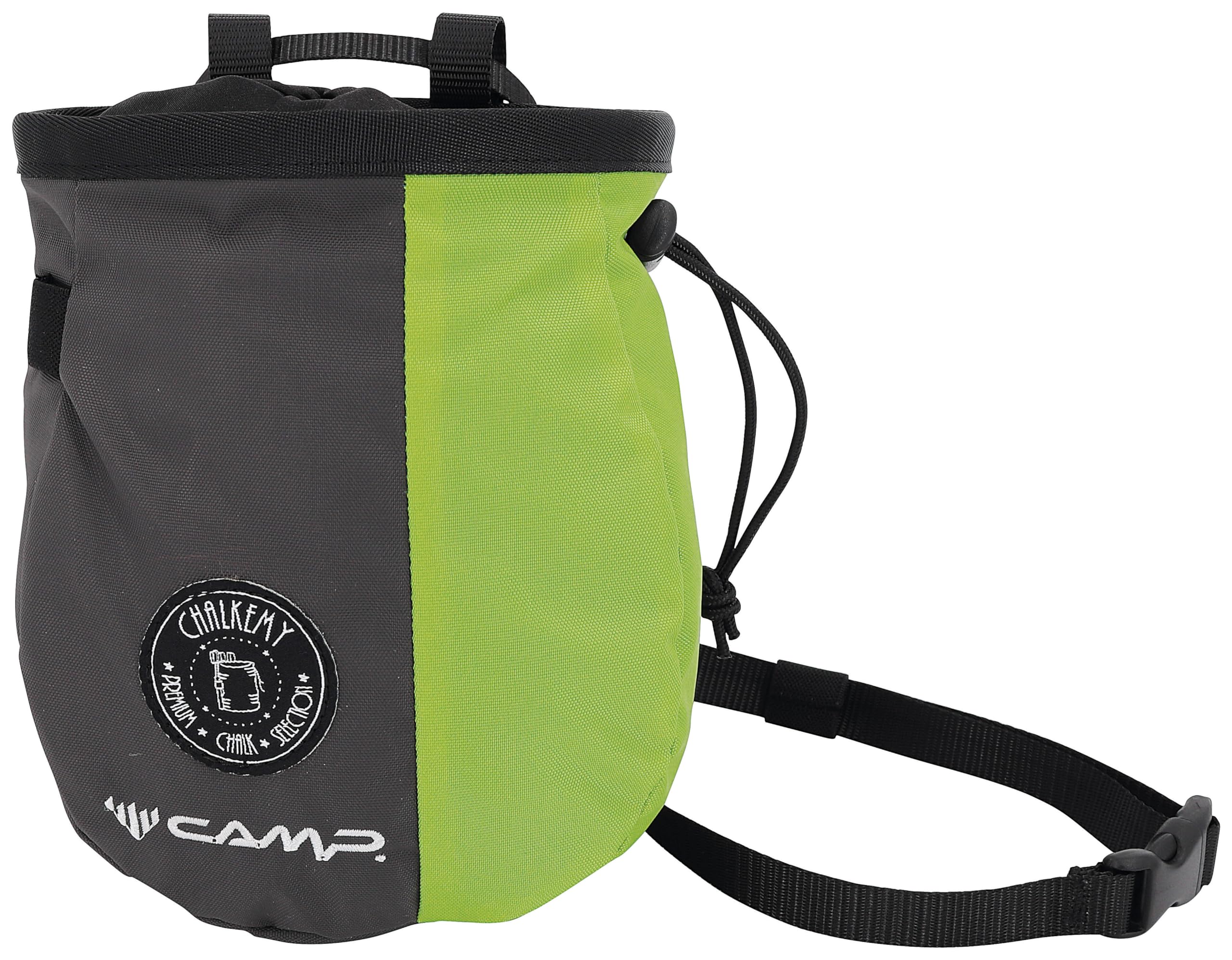 CAMP Patabang Chalk Bag for Rock Climbing & Bouldering - Secure Chalk Holder with Belt Loop - Perfect for Gym Training & Outdoor Adventures