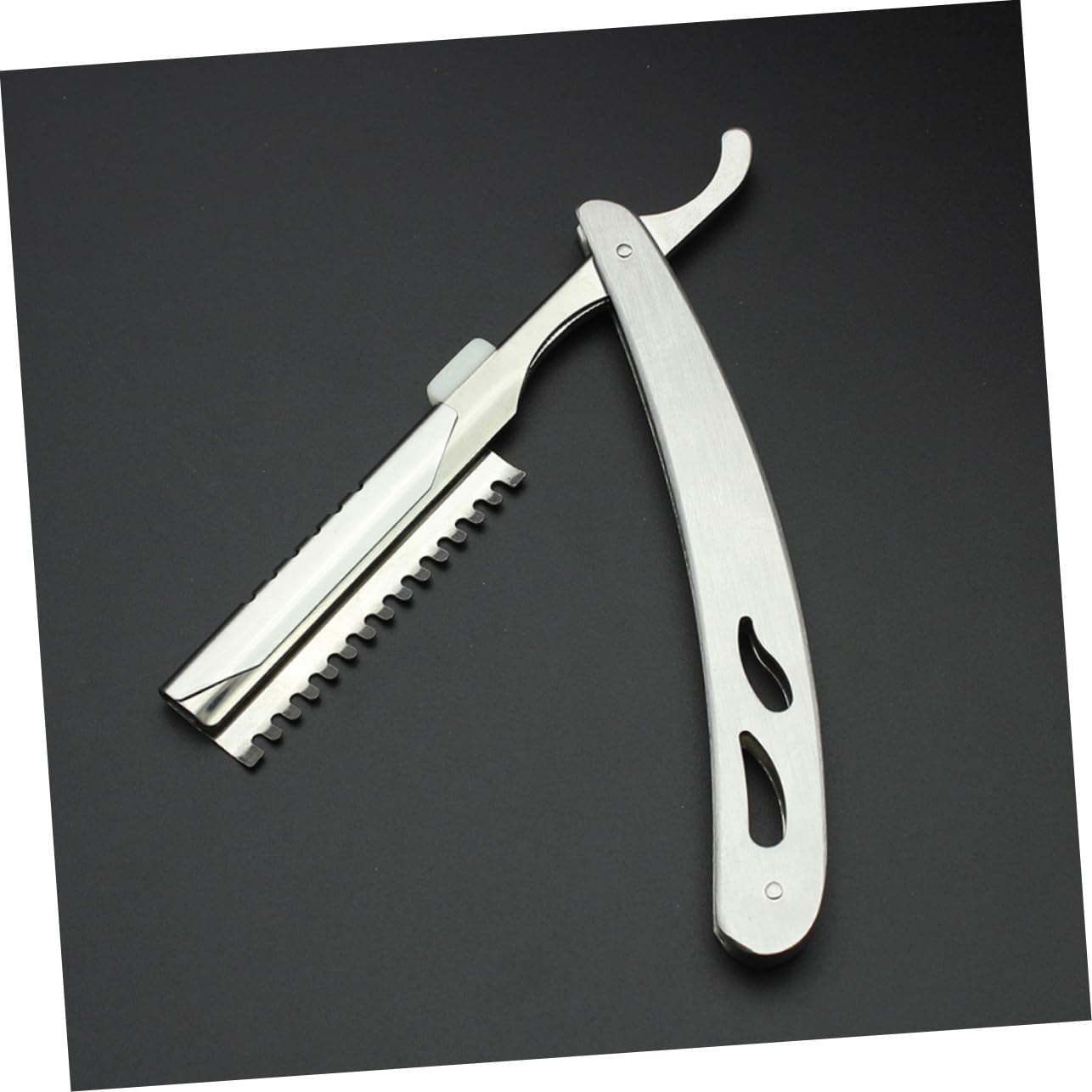 Premium Stainless Steel Razor Holder for Men - Barber Shaving Blade Organizer - Perfect for Home Grooming, Salon Use & Travel Accessories