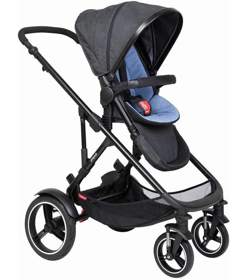 Phil&Teds Voyager Lightweight Stroller with Removable Liner - Compact Travel Buggy for Toddlers & Infants | Perfect for City Walks, Air Travel & Everyday Use