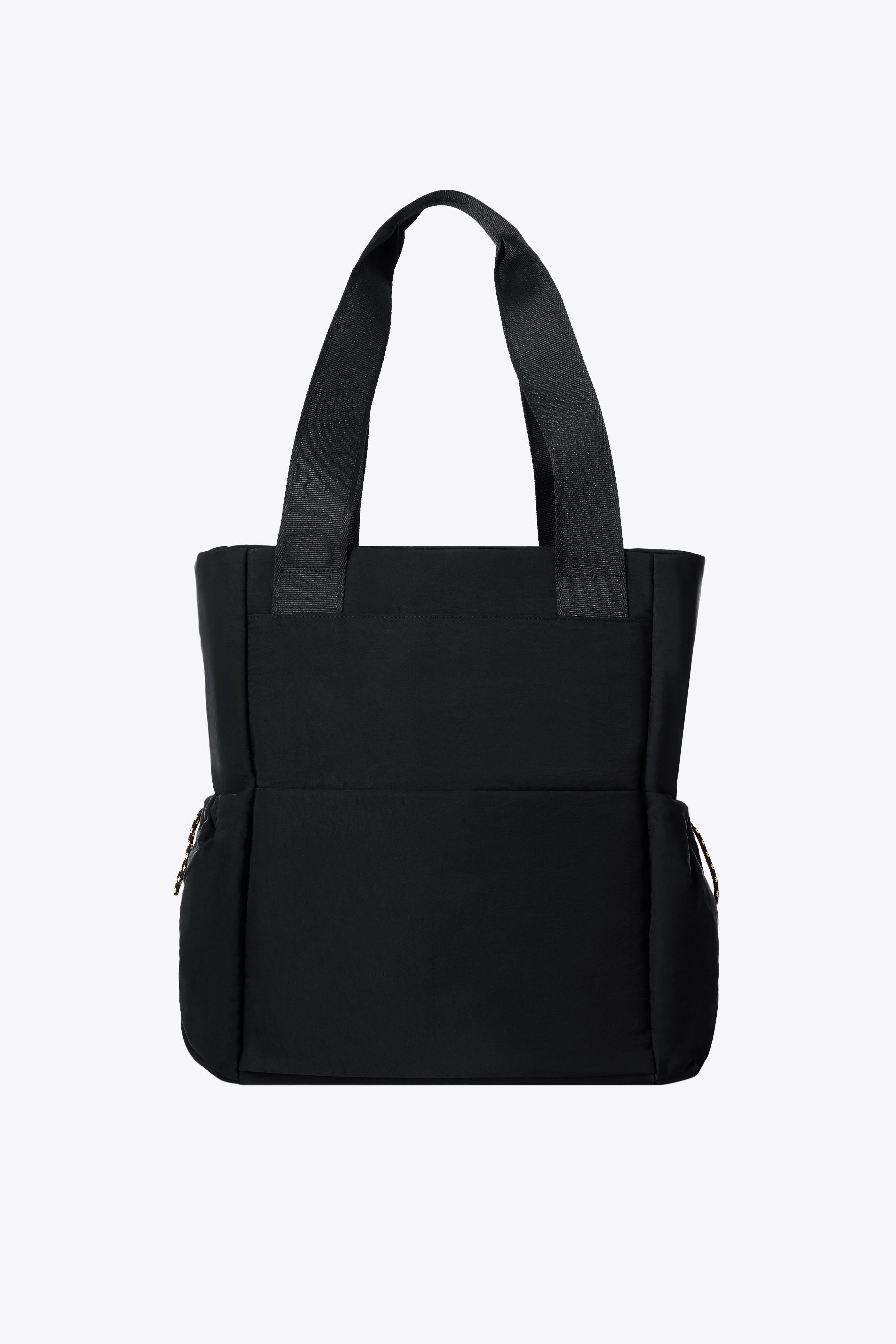 Premium Black Sport Tote Bag - Durable Gym & Yoga Bag with Pockets - Perfect for Workouts, Travel & Beach Day Essentials
