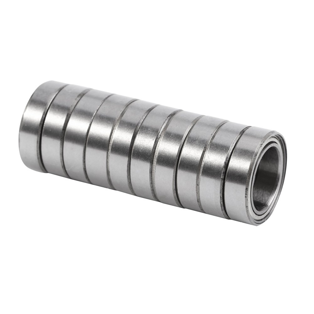 10 Pack Miniature Bearings Ball 10x15x4mm Double Shielded for 3D Printers, Quadcopters & RC Models - Smooth Motion for DIY Projects & Precision Machinery
