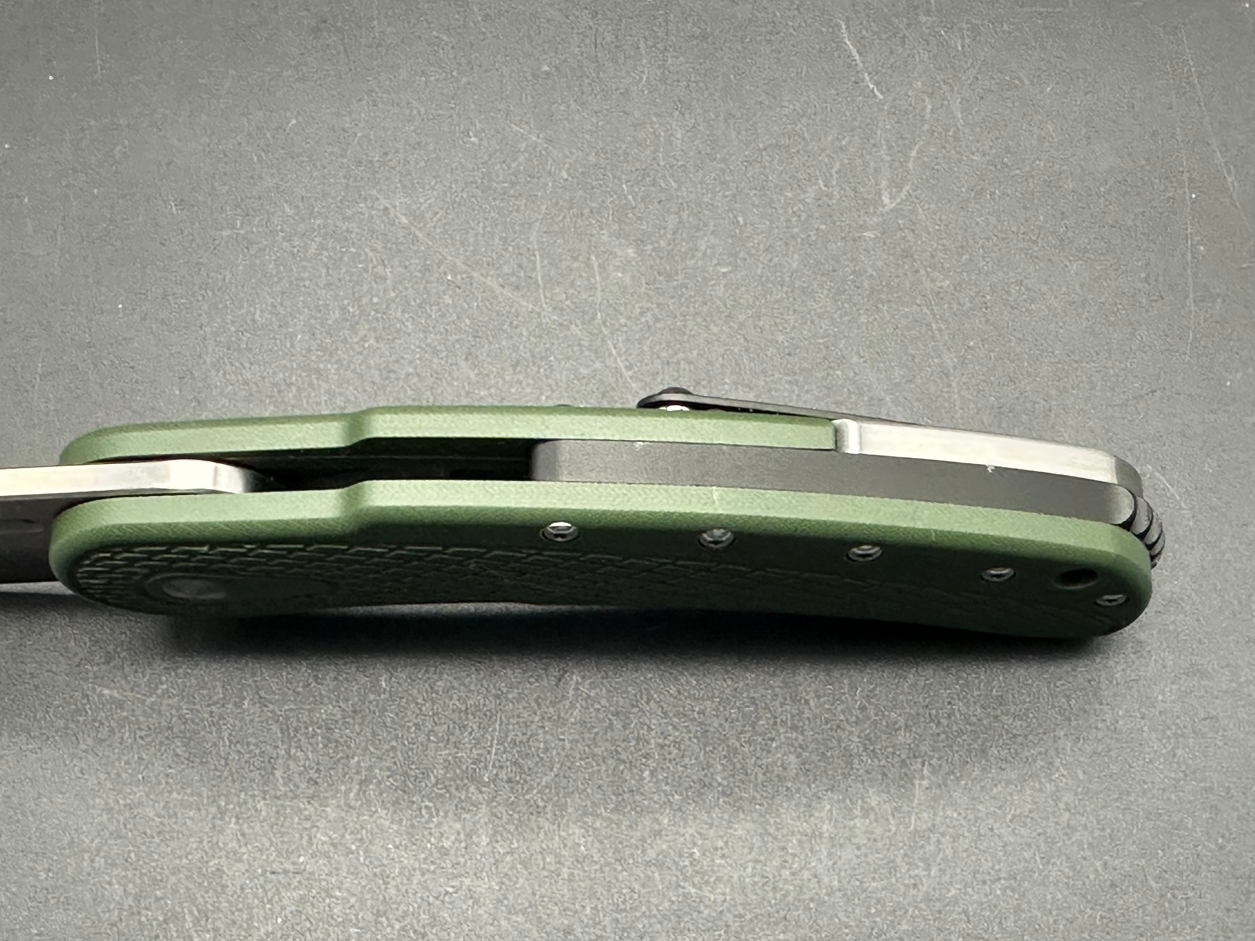 Begg Knives Bodega Frame Lock Folding Pocket Knife - OD Green G10 Handle - EDC, Outdoor, Camping & Survival Gear