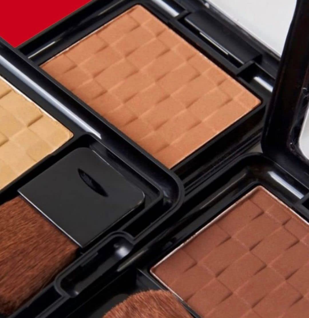 Black Radiance Pressed Powder - Deep Ebony 0.14 oz | Oil Control & Shine Reduction | Matte Finish for All-Day Wear | Perfect for Oily Skin & Touch-Ups On-The-Go