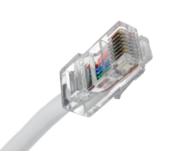 CAT6 Ethernet Cable 1.5ft - High Speed RJ45 Patch Cord, Non-Booted, 550MHz, 10Gbps, for Gaming, Streaming & Home Office Network Setup