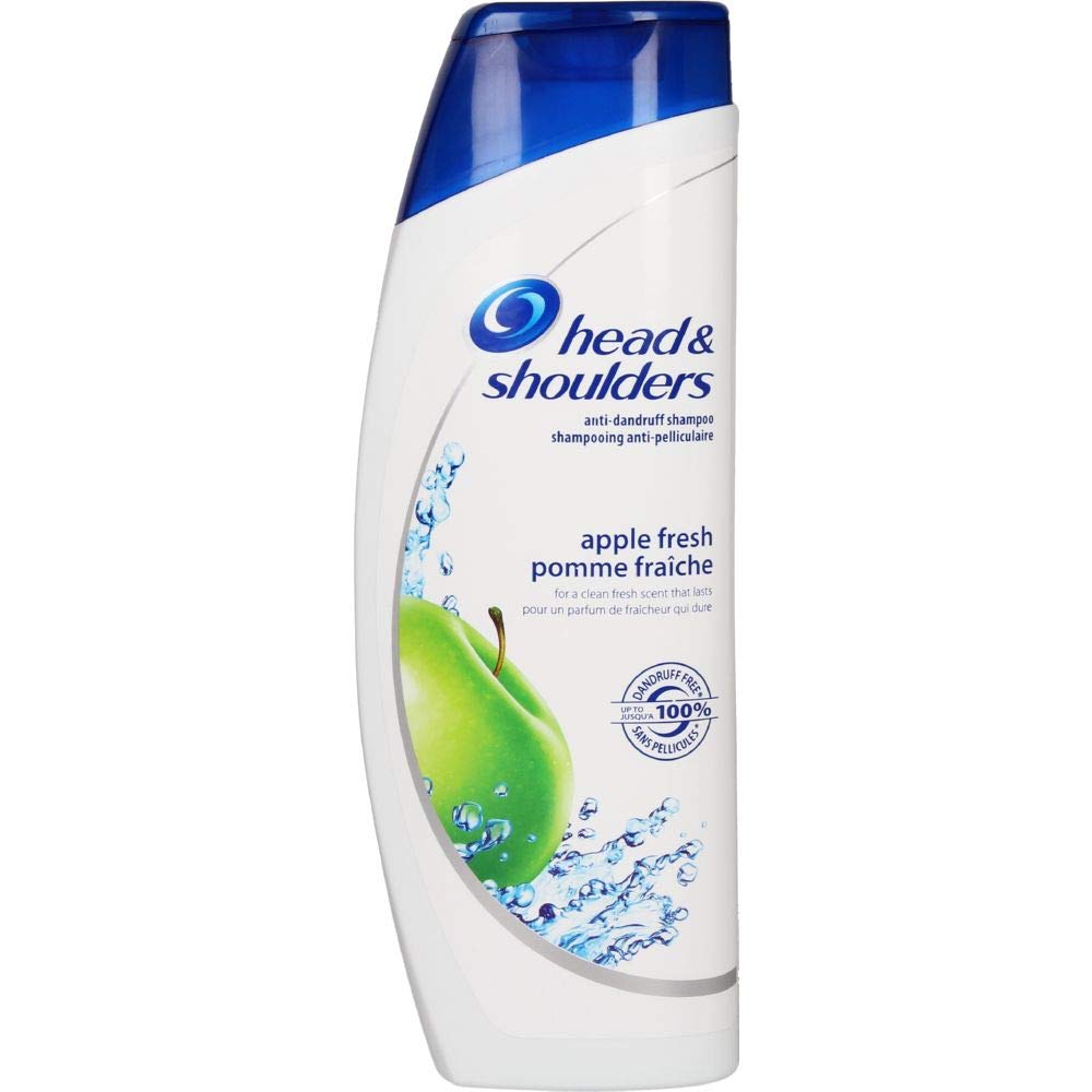 Head & Shoulders Anti-Dandruff Shampoo - 400ml Apple Fresh Scent (Pack of 2) | For Daily Hair Care & Scalp Health | Perfect for Home, Gym & Travel Use
