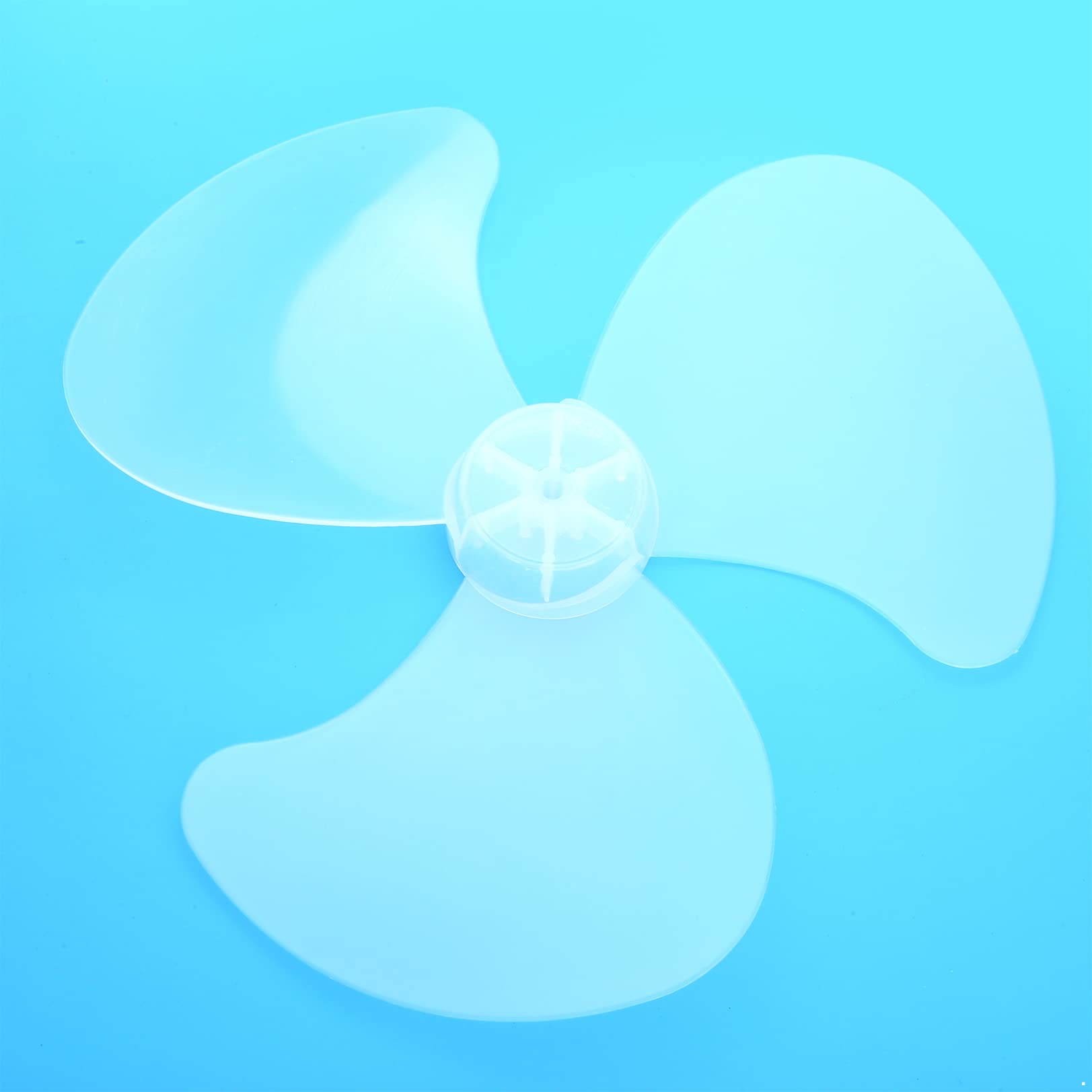 16 Inch Replacement Fan Blades with Nut Cover for Standing Pedestal & Table Fans - Compatible with Camper Fan Blade Type J - Perfect for Home, Office, and RV Cooling