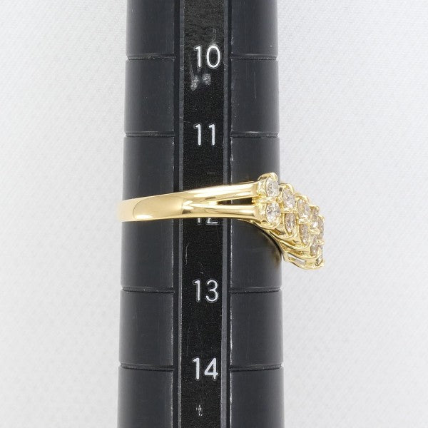 18K Yellow Gold Diamond Ring for Women - Elegant Solitaire Engagement & Wedding Band - Perfect for Proposals, Anniversaries & Special Occasions