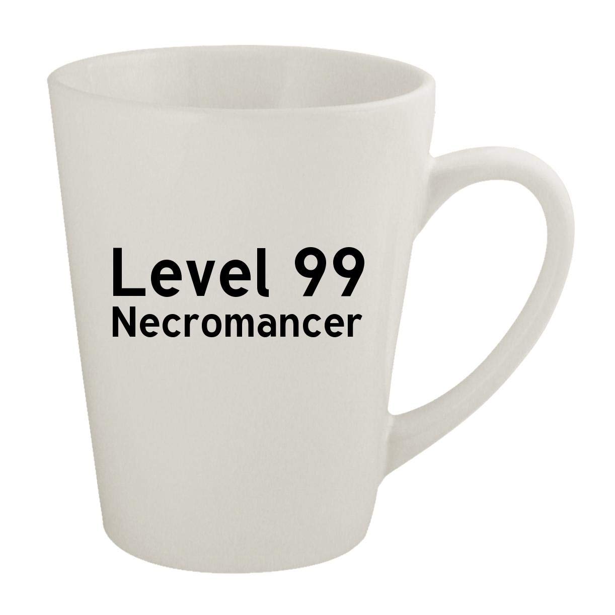 Level 99 Necromancer - 12oz Ceramic Coffee Mug for Latte, Tea & Hot Drinks - Perfect for Gamers, Fantasy Lovers & Office Use