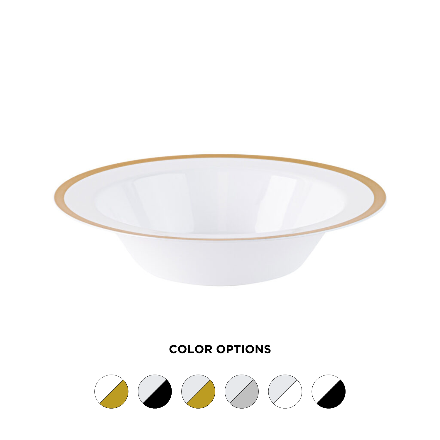 12 oz. Plastic Soup Bowls - 10 Pack Durable & Reusable Microwave Safe Disposable Bowls for Soup, Salad, Noodles, Cereal - Perfect for Parties, Picnics, Takeout & Meal Prep