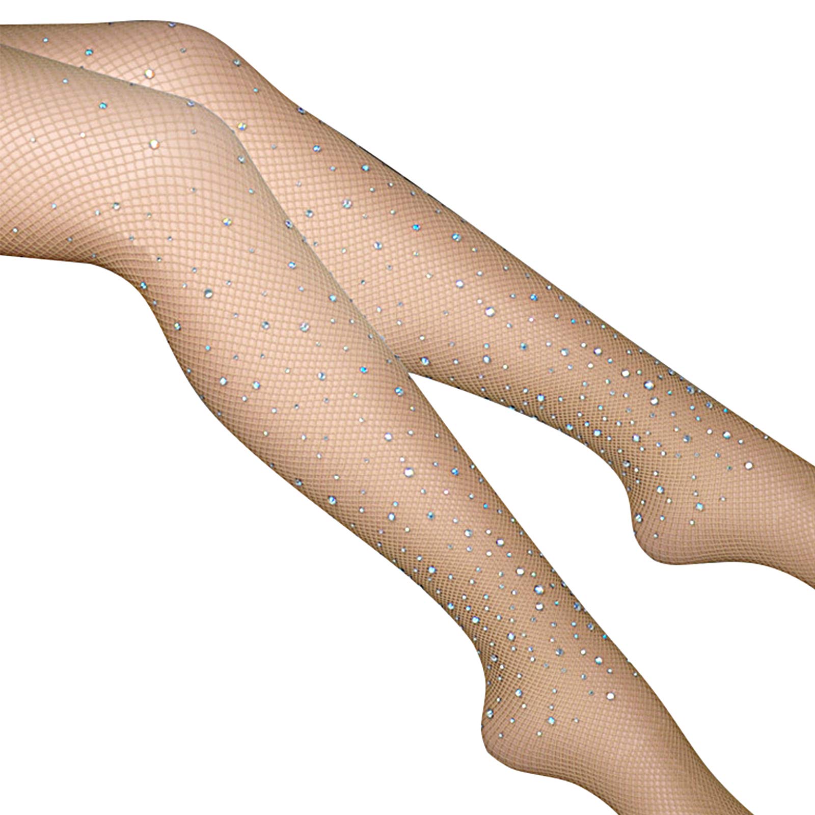 5 Pairs Women's Sexy Fishnet Pantyhose with Shining Diamond Design - Perfect for Parties, Halloween, Cosplay & Night Out
