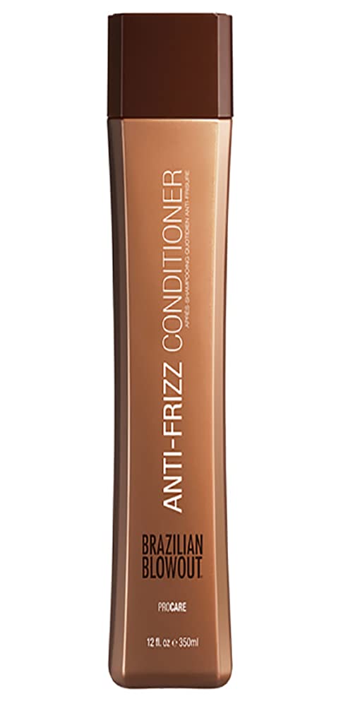 Brazilian Blowout Acai Anti-Frizz Conditioner 12 oz - Smoothing & Hydrating Hair Treatment for Frizzy, Dry, and Damaged Hair - Perfect for Salon-Quality Results at Home