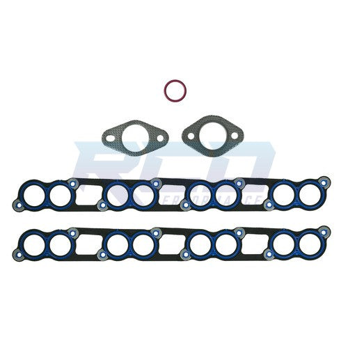 Fel Pro 2008-2010 Ford 6.4L Powerstroke Diesel Intake Manifold Gasket Set - Replacement for F250 F350 Super Duty Trucks, Heavy Duty Engine Seal Kit for Improved Performance