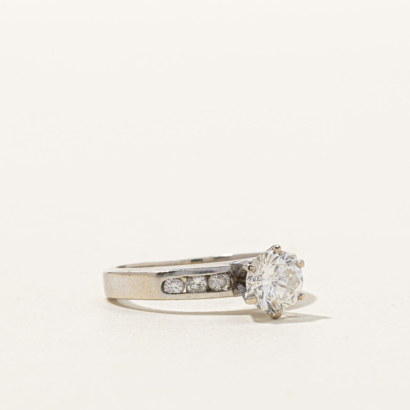 1.25ctw High Set Diamond Engagement Ring - I1 Clarity, Size 6.5 | Perfect for Proposals, Anniversaries & Special Occasions