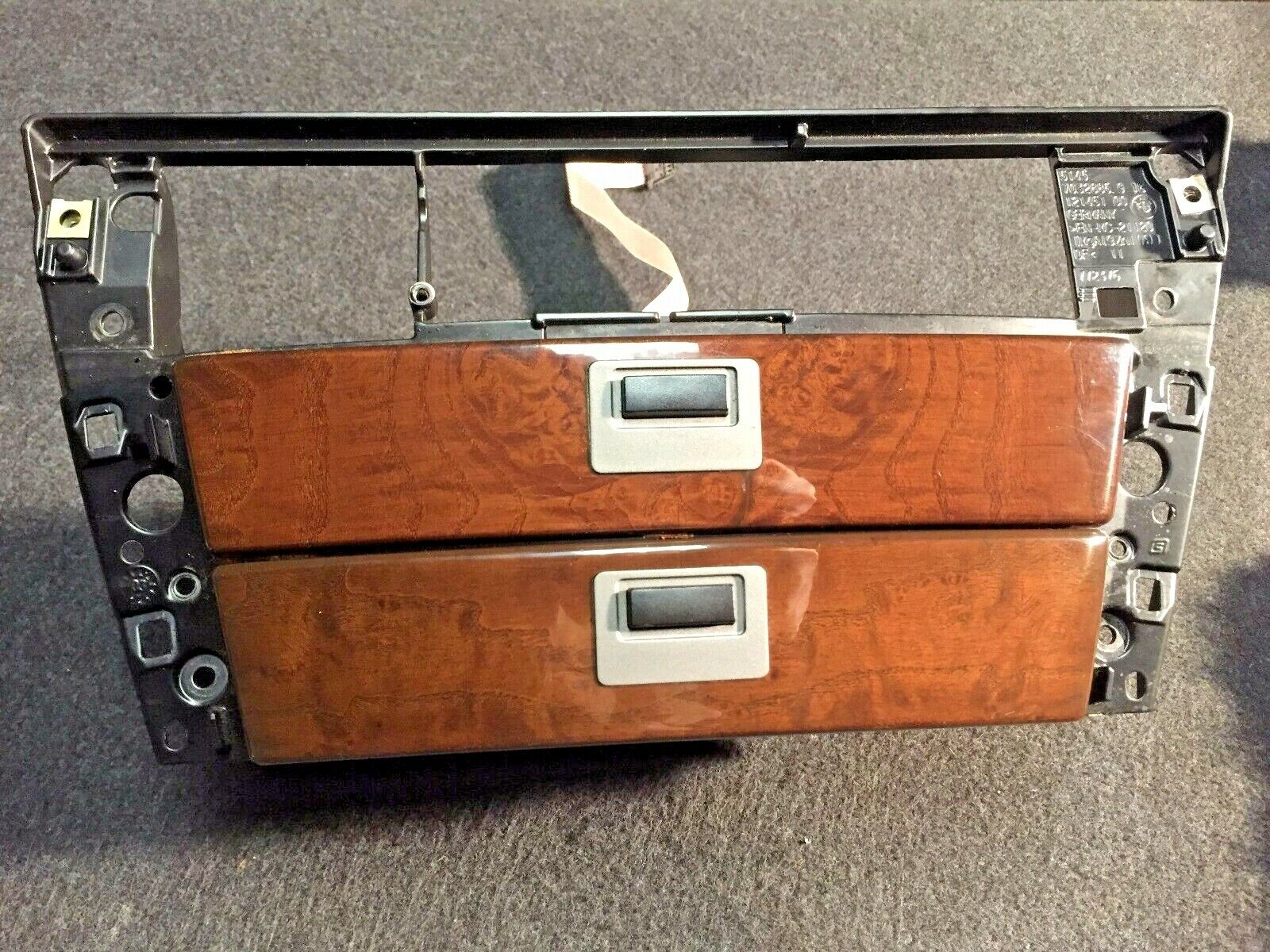 2002-2005 BMW 745i E65 Genuine OEM Wooden Dash Trim & Storage Tray (Part #7032886) - Premium Interior Upgrade for Luxury Car Enthusiasts | Perfect for Restoration & Customization Projects