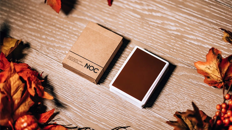 Premium NOC Playing Cards - Wooden Finish Deck for Poker, Magic Tricks & Card Games | Ideal for Home Entertainment, Casino Nights & Professional Performances