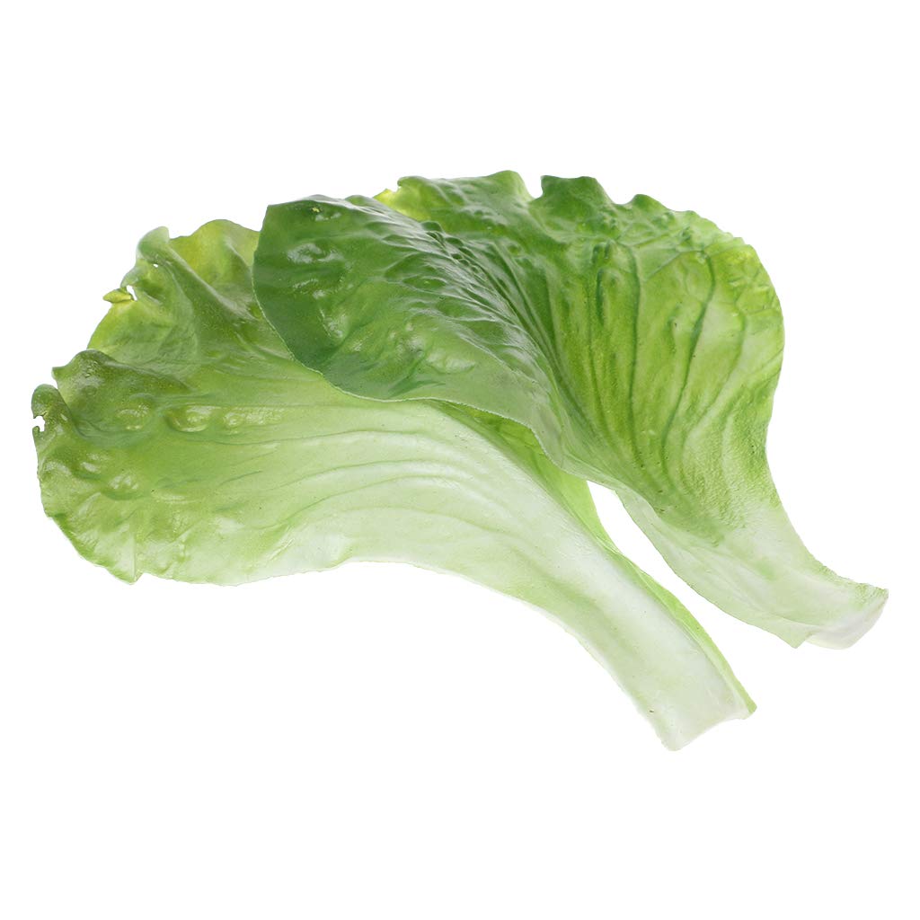 Artificial Lettuce Leaves - Realistic Fake Vegetable Simulation for Home Decor, Kitchen Cabinet, Party & Wedding Decoration | Lifelike Greens for Table Centerpieces, Food Displays & Photography Props