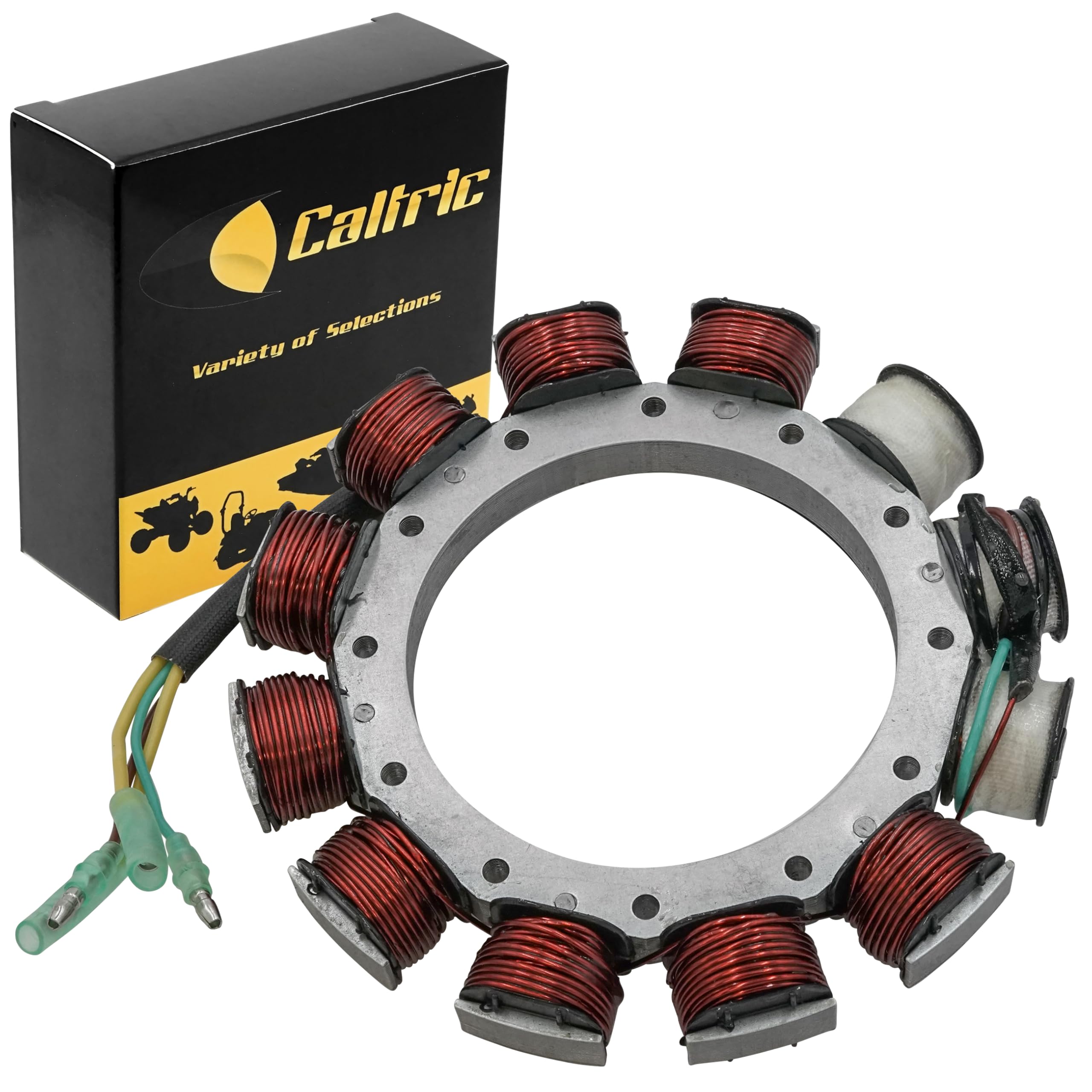 Caltric Stator Replacement for Mercury Outboard 50HP 2-Stroke Engine 1998-2006 & 2010 Models - Compatible with Fishing Boats, Speedboats & Marine Applications