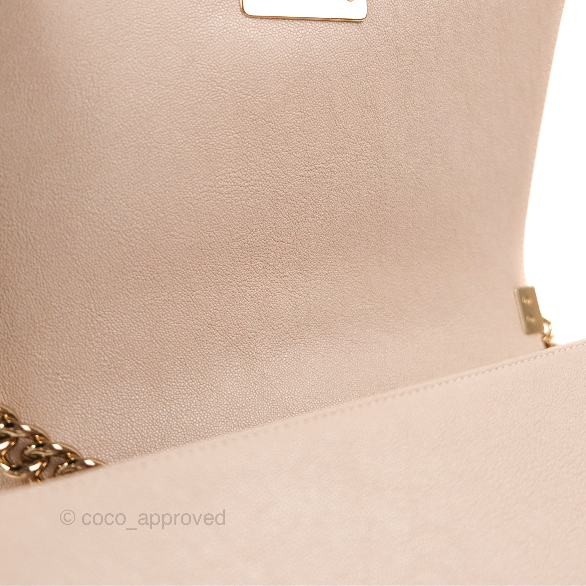 Chanel Chevron Medium Boy Bag in Nude Pink Caviar Leather with Gold Hardware - Perfect for Date Night & Special Occasions