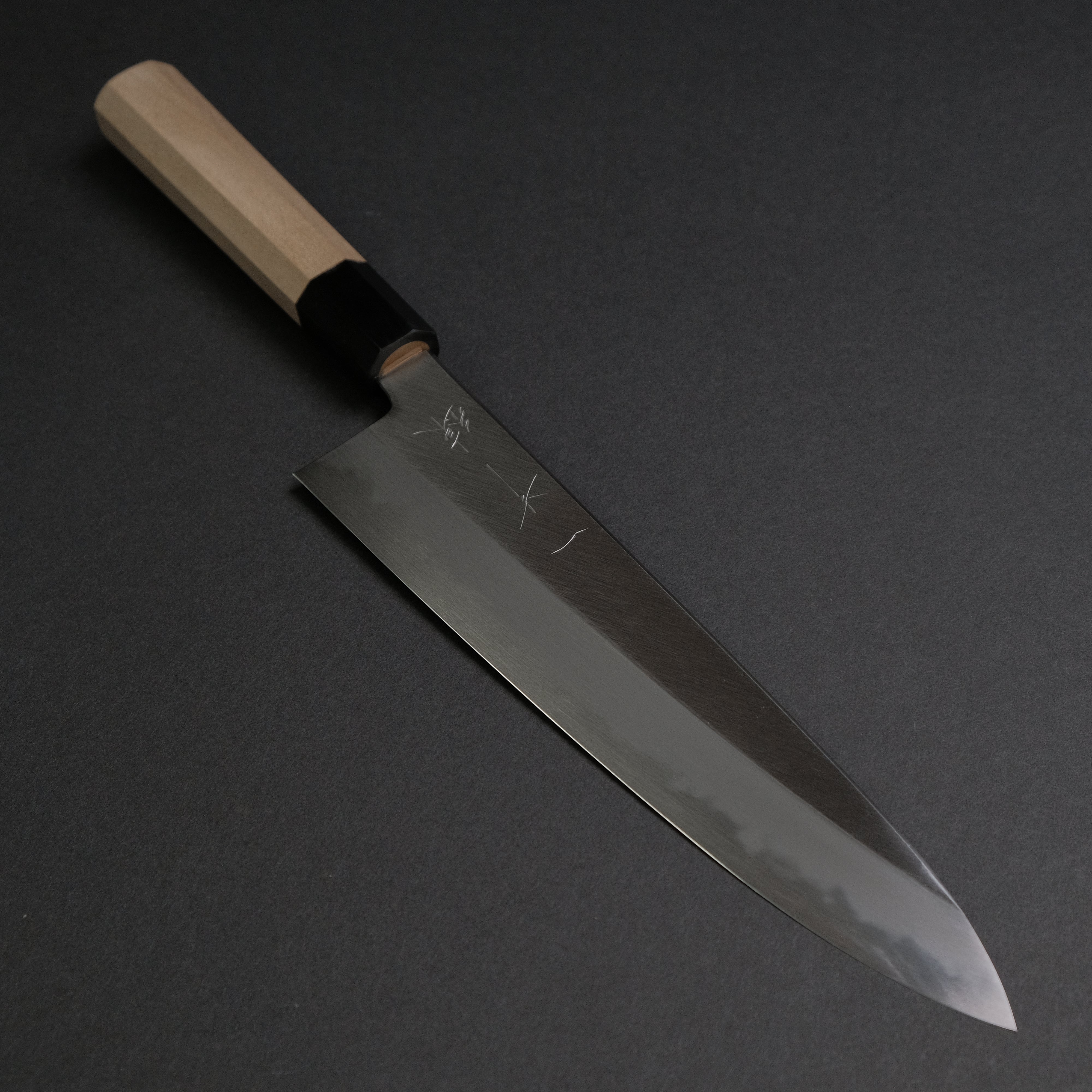 Hitohira Tanaka Ren White #2 Gyuto Japanese Chef Knife 240mm with Ho Wood Handle - Perfect for Sushi, Meat Slicing & Professional Kitchen Use