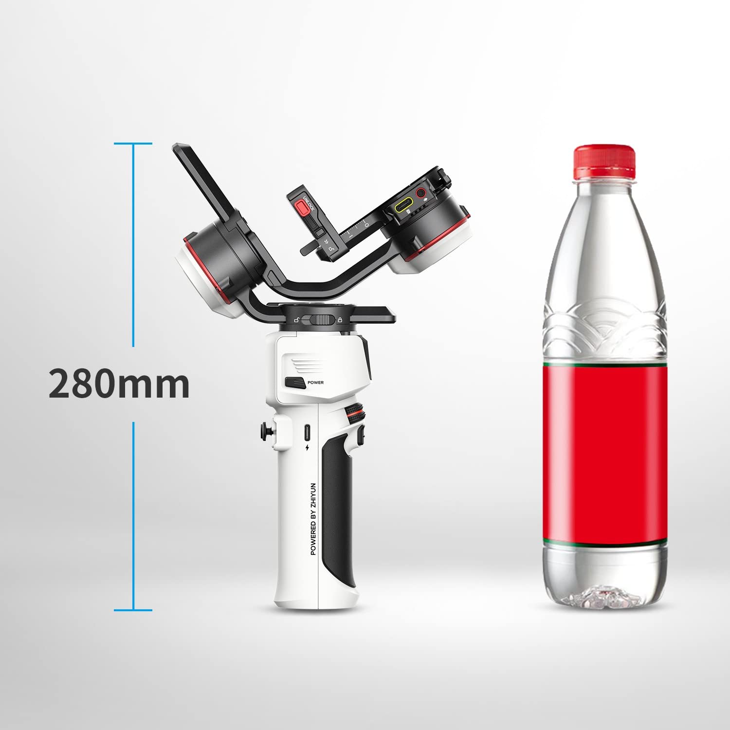 Zhiyun Crane M3 Pro 3-Axis Handheld Gimbal Stabilizer for Mirrorless Cameras - Compatible with Sony A6600, A6100, A6000, RX100 M7, GX85, GoPro Hero 10/9/8/7/6/5 & iPhone 13/12/XS/Pro Max - Perfect for Vlogging, Travel Filming, and Professional Video Shooting